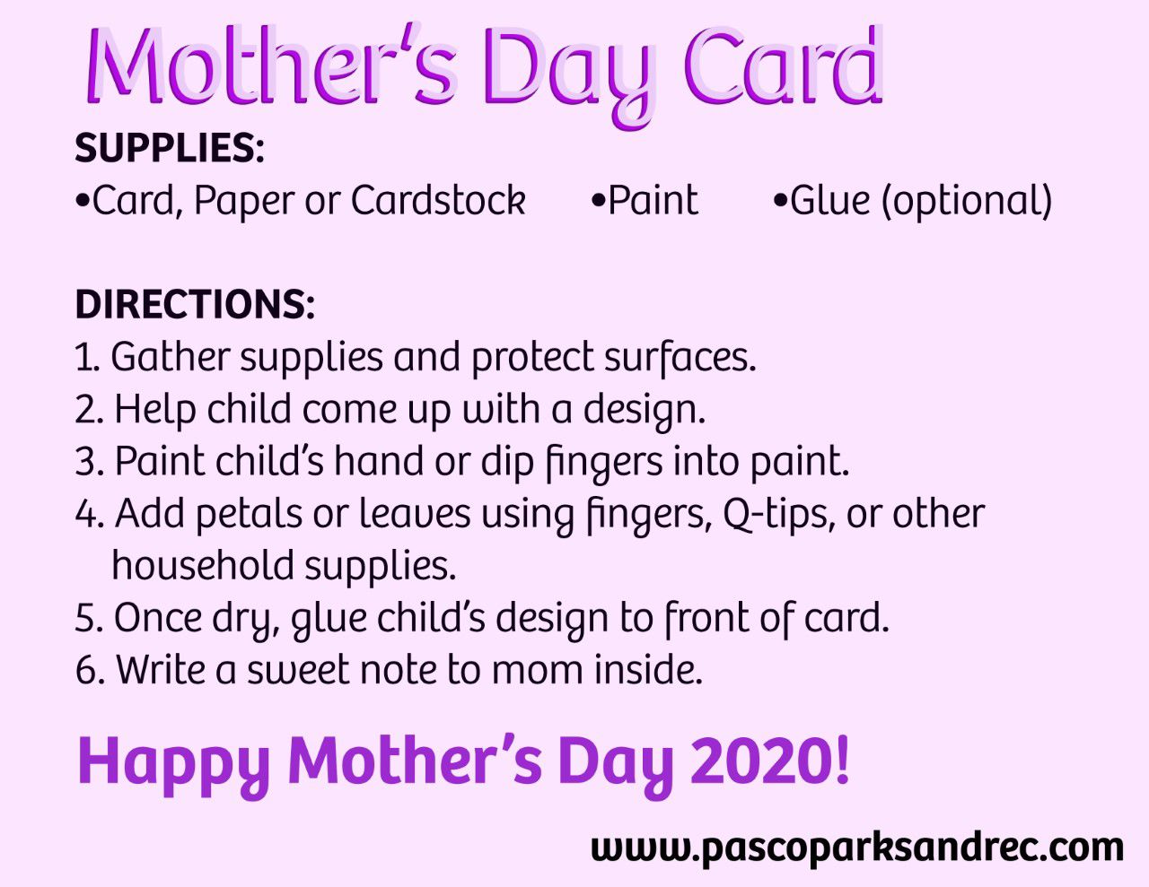 CRAFTS FOR KIDS: Homemade Mother's Day Cards